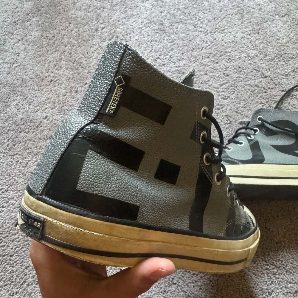 Converse Chuck 70 Gore-Tex High Top Sneakers Cool Grey/Black 163227C - Picture 2 of 7